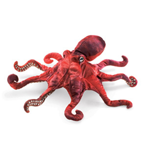 Octopus, Red Puppet