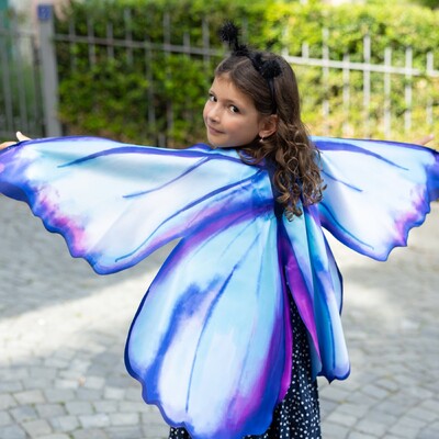 Buy Great Pretenders Soft Wings – Blue Monarch, Size 4–6 wholesale at Kaleidoscope Australasia Pty Ltd