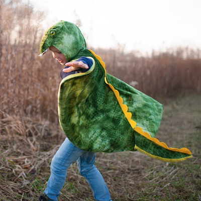 T-Rex Hooded Cape, Size 4-5