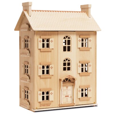 Natural Wood Dolls House
