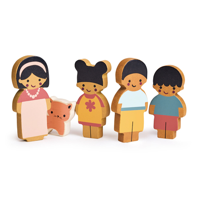 Doll Family With Cat MOQ6