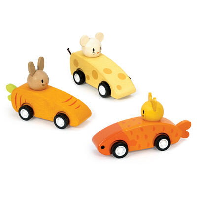 Buy Mentari Animal Friends Racing Cars wholesale at Kaleidoscope Australasia Pty Ltd