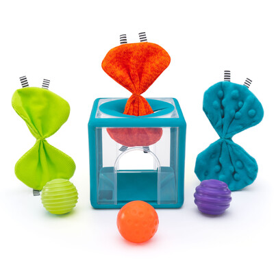 Buy Sassy Baby Sensory Surprise Tissue Box wholesale at Kaleidoscope Australasia Pty Ltd