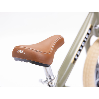Brown Seat with Chrome Stem