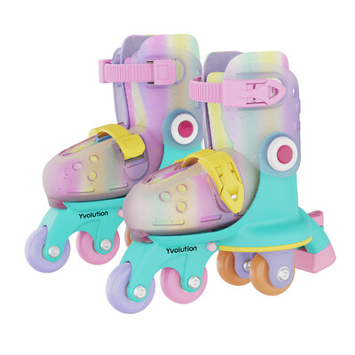 Buy Yvolution Twista Skates (Size 7-11) Rainbow wholesale at Kaleidoscope Australasia Pty Ltd